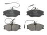 Комплект гальмівних колодок передній CITROEN EVASION, JUMPY, FIAT SCUDO, ULYSSE, LANCIA ZETA, PEUGEOT 806, EXPERT 1.6-2.1D 06.94-12.06 ABE C1F009ABE (фото 1)
