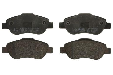 Комплект гальмівних колодок передн, FIAT PALIO, PANDA, PANDA/HATCHBACK 1.1-1.4CNG 06.03- ABE C1F048ABE