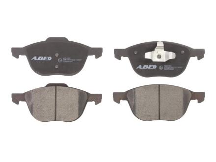 Комплект гальмівних колодок передн. FORD C-MAX, C-MAX II, ECOSPORT, FOCUS C-MAX, FOCUS II, FOCUS III, GRAND C-MAX, KUGA I, KUGA II, TOURNEO CONNECT, TRANSIT CONNECT, MAZDA 3, 5 1.0-Electric 03.97- ABE C1G055ABE