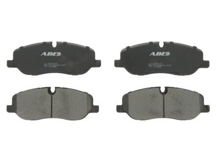 Комплект гальмівних колодок передн, LAND ROVER DISCOVERY III, DISCOVERY IV, RANGE ROVER III, RANGE ROVER SPORT I 2.7D-4.4 03.02-12.18 ABE C1I012ABE