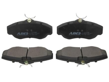 Комплект гальмівних колодок передн, LAND ROVER DISCOVERY II, RANGE ROVER II 2.5D-4.6 07.94-06.04 ABE C1I015ABE