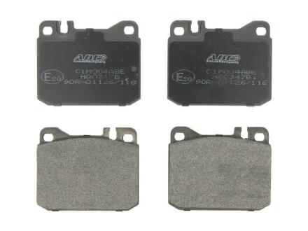 Колодки тормозные (передние) MB Coupe (C123), Kombi T-Model (S123), S (C126) 71- ABE C1M004ABE