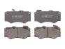Комплект гальмівних колодок передн, MERCEDES G (W460), G (W461), G (W463), T1 (601), T1 (601, 611), T1 (B601), T1/TN ROVER MINI 1.3-4.0 04.77- ABE C1M006ABE (фото 1)