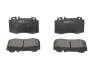Комплект гальмівних колодок передн, MERCEDES C (CL203), C T-MODEL (S203), C (W203), CLK (A209), CLK (C209), CLS (C219), E T-MODEL (S211), E (W211), M (W163), S (W220, V220) 1.8-5.5 10.98-01.12 ABE C1M055ABE (фото 1)