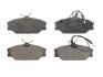 Комплект гальмівних колодок передн, DAEWOO LUBLIN II RENAULT 25, CLIO II, ESPACE II, LAGUNA I, MEGANE I, MEGANE I CLASSIC, MEGANE I COACH, MEGANE II, MEGANE SCÉNIC, SAFRANE I 1.4-3.0 04.84- ABE C1R007ABE (фото 1)