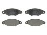 Колодки гальмівні дискові передні RENAULT Kangoo 97-07, Thalia 99-08, PEUGEOT 206 98-12, 306 93-02, CITROEN Xsara 00-06, Xsara 97-00 ABE C1R012ABE (фото 1)