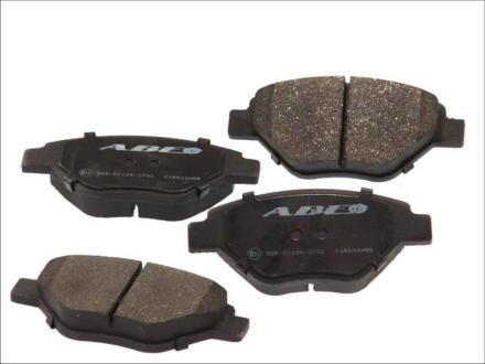 Комплект гальмівних колодок передн, RENAULT MEGANE II 1.4 11.02- ABE C1R022ABE