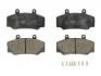 Комплект гальмівних колодок передн, VOLVO 740, 760, 780, 940, 940 II, 960 2.0-2.9 08.81-12.95 ABE C1V003ABE (фото 1)