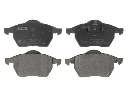 Комплект гальмівних колодок передн, AUDI A1, A3, TT SEAT ALHAMBRA, IBIZA III, IBIZA IV, IBIZA IV SC, LEON, TOLEDO II, TOLEDO IV SKODA FABIA I PRAKTIK, FABIA III, OCTAVIA I 1.0-Electric 06.91- ABE C1W026ABE