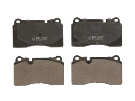 Комплект гальмівних колодок передн, AUDI A3, TT CHEVROLET CORVETTE SEAT LEON, LEON SC, LEON ST, LEON/HATCHBACK VW TOUAREG 2.0-6.2 10.02-08.20 ABE C1W061ABE