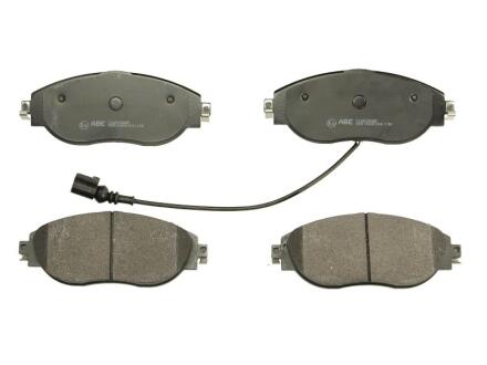 Комплект гальмівних колодок передн, AUDI A3, Q3 SEAT ALHAMBRA, IBIZA IV, IBIZA IV SC, IBIZA IV ST, LEON, LEON SC, LEON SPORTSTOURER, LEON ST, LEON/HATCHBACK, TARRACO 1.0-3.6 11.07- ABE C1W068ABE
