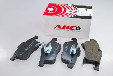 Комплект гальмівних колодок передн, CHEVROLET VIVA, ZAFIRA OPEL ADAM, ASTRA F CLASSIC, ASTRA G, ASTRA G/KOMBI, ASTRA H, ASTRA H CLASSIC, ASTRA H GTC, ASTRA H/KOMBI, CAMPO 1.0-3.0D 08.87- ABE C1X033ABE