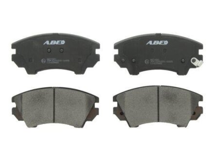 Комплект гальмівних колодок передн, CHEVROLET CAMARO, MALIBU OPEL ASTRA J, ASTRA J GTC, ASTRA J/HATCHBACK, CASCADA, INSIGNIA A, INSIGNIA A COUNTRY, ZAFIRA C SAAB 9-5 1.3D-6.2 07.08- ABE C1X039ABE