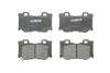 Комплект гальмівних колодок задн, FORD ECOSPORT INFINITI FX, G, M, M37, Q50, Q60, Q70, QX70 NISSAN 370Z, GT-R 1.5D-5.6 09.07- ABE C21049ABE (фото 1)