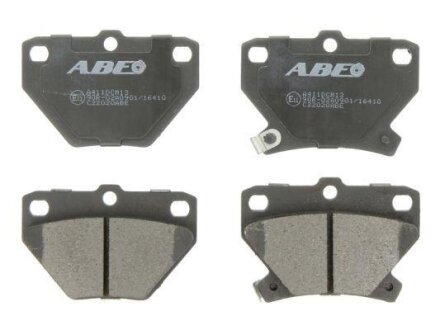 Колодки гальмівні задні Toyota Corolla (01-08)/Prius (00-09)/Yaris/Celica (99-05) ABE C22020ABE