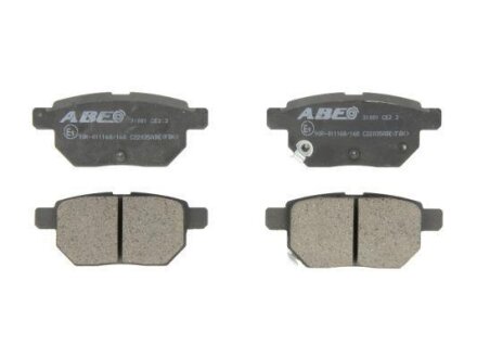 Колод. гальм. зад. Toyota Corolla 02->, Auris 07-,Urban Cruiser 09-,Verso S, Prius, Yaris ABE C22035ABE