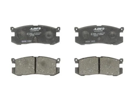 Комплект гальмівних колодок задн, FORD USA PROBE I MAZDA 626 II, 626 III, RX-7 I 1.1-3.0 03.83-09.97 ABE C23006ABE