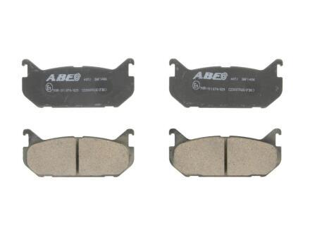 Комплект гальмівних колодок задн, FORD USA PROBE II MAZDA 323 S VI, 626 III, 626 IV, MX-6, XEDOS 6 1.6-2.5 11.87-02.01 ABE C23007ABE