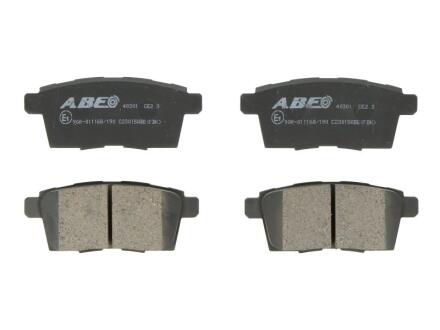 Комплект гальмівних колодок задн, FORD USA EDGE LINCOLN MKX MAZDA CX-7, CX-9 2.2D-3.7 06.06- ABE C23015ABE