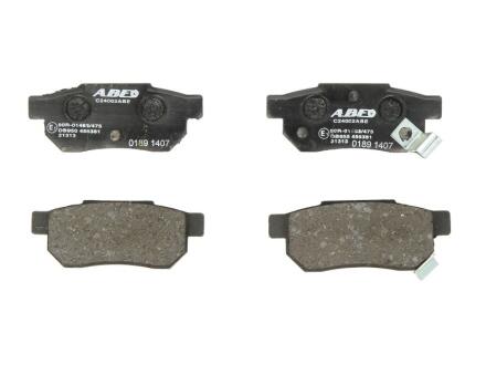 Колодки тормозные, дисковый тормоз, задн (компл.) ABE C24002ABE