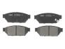 Комплект гальмівних колодок задн, MITSUBISHI CARISMA, COLT IV, COLT V, COLT VI, LANCER IV, LANCER V, LANCER VI, LANCER VII, MIRAGE I, MIRAGE IV, MIRAGE V 1.3-2.0D 03.79-06.12 ABE C25004ABE (фото 1)