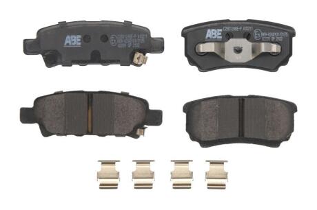 Колодки гальмівні задні Mitsubishi Lancer IX, Outlenter I-II/JEEP COMPASS,PATRIOT 2006-> (-Perfor ABE C25012ABE-P