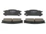 Комплект гальмівних колодок задн, SUBARU FORESTER, IMPREZA, LEGACY I, LEGACY II, LEGACY III, LEGACY IV, LEGACY OUTBACK, SVX 1.6-3.3 01.89-04.09 ABE C27001ABE (фото 1)