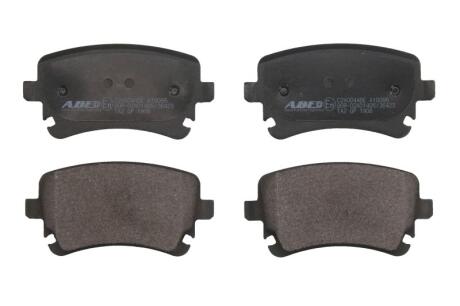 Комплект гальмівних колодок задн, AUDI A3, A4 B6, A4 B7, A6 ALLROAD C6, A6 C5, A6 C6, A8 D3 BENTLEY CONTINENTAL, CONTINENTAL FLYING SPUR VW CALIFORNIA T5 CAMPER 1.8-6.0ALK 05.01-08.24 ABE C2A004ABE