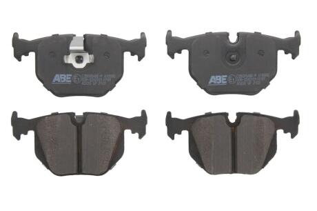 Комплект гальмівних накладок, дискове гальмо ABE C2B005ABE-P