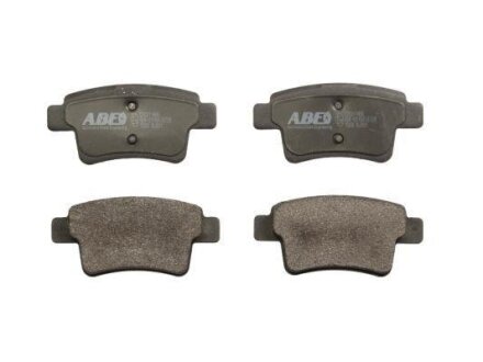 Комплект гальмівних колодок задн, CITROEN C4 GRAND PICASSO I, C4 GRAND PICASSO II, C4 I, C4 PICASSO I PEUGEOT 408 1.6-2.0D 07.06- ABE C2C011ABE