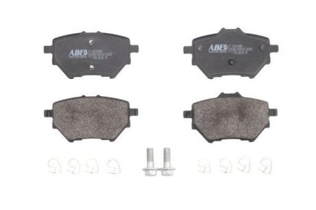 Комплект гальмівних колодок задн, ALFA ROMEO JUNIOR CITROEN BERLINGO, BERLINGO/MINIVAN, C4 GRAND PICASSO II, C4 III, C4 PICASSO II, C4 SPACETOURER, C4 X, GRAND C4 SPACETOURER 1.2-Electric 02.13- ABE C2C016ABE