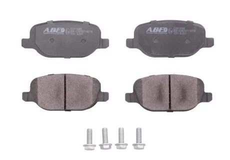 Комплект гальмівних колодок задн, ALFA ROMEO 159, BRERA, GIULIETTA, SPIDER LANCIA DELTA III, THESIS RENAULT SCENIC I 1.8-3.2 09.99-08.14 ABE C2D010ABE