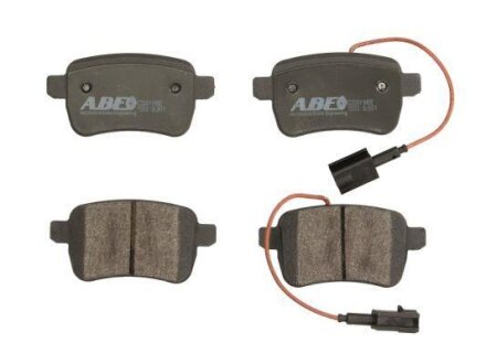 Комплект тормозных колодок, дисковый тормоз ABE C2D011ABE