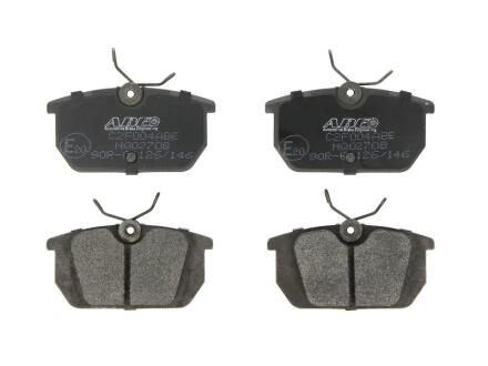 Комплект гальмівних колодок задн, ALFA ROMEO 145, 146, 155, 156, 33, ARNA, GTV, SPIDER AUDI 100 C2 FIAT 131, BARCHETTA, BRAVA, BRAVO I, COUPE, FIORINO, FIORINO/MINIVAN 0.9-Electric 09.74-06.06 ABE C2F004ABE