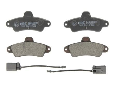 Комплект гальмівних колодок задн, FORD COUGAR, MONDEO I, MONDEO II 1.6-2.5 01.93-12.01 ABE C2G006ABE