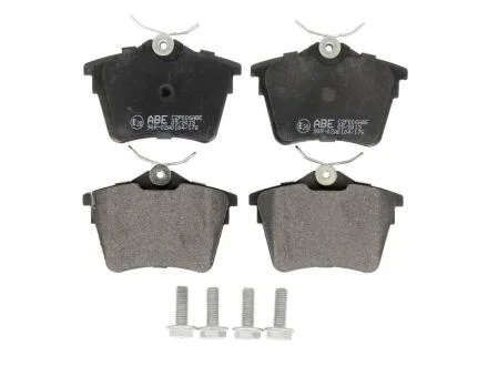 Комплект гальмівних колодок задн, CITROEN C5 II, C5 III, C6 PEUGEOT 106 II, 406, 407, 407/KOMBI, 607, BOXER 1.6-3.0D 11.96- ABE C2P006ABE