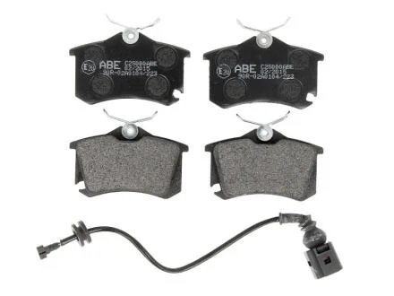 Комплект гальмівних колодок задн, DS DS 3 AUDI A1, A2, A3, A4 B5 RENAULT THALIA III, TWINGO II SEAT ALHAMBRA, ALTEA, ALTEA XL, CORDOBA, IBIZA III, IBIZA IV, IBIZA IV SC 0.9-Electric 10.90- ABE C2S000ABE