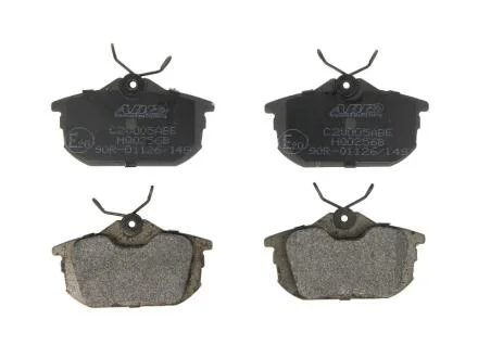 Комплект гальмівних колодок задн, VOLVO S40 I, V40 MITSUBISHI CARISMA, COLT CZC VI, COLT VI, LANCER V, MIRAGE I, MIRAGE IV, MIRAGE V, SPACE STAR SMART FORFOUR 1.1-2.0D 03.79-06.12 ABE C2V005ABE