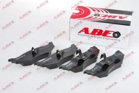 Комплект гальмівних накладок, дискове гальмо ABE C2Y000ABE