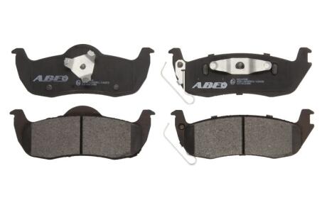 Колодки гальмівні дискові задні, Jeep Commander, Grand Cherokee 04-10 ABE C2Y021ABE