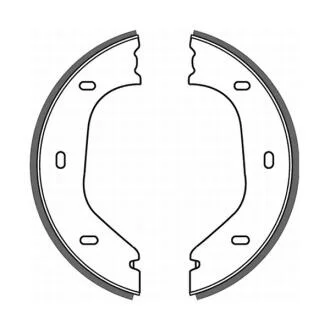 Комплект тормозных колодок, стояночная тормозная система ABE CRB000ABE
