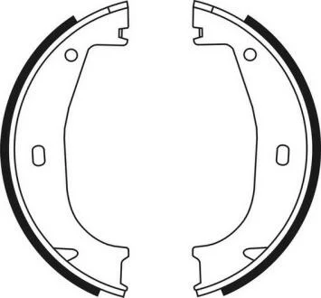 Гальмівна колодка BMW 3 (E36), Z1, Z3 (E36) 1.6-3.0 06.88-06.03 ABE CRB001ABE