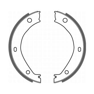 Гальмівна колодка BMW 3 (E36), 5 (E28), 5 (E34), 6 (E24), 7 (E23), 7 (E32), 7 (E38), 8 (E31), Z3 (E36), Z8 (E52) 1.8-5.6 04.76-12.03 ABE CRB002ABE