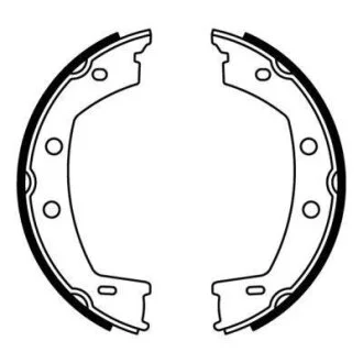 Гальмівні колодки, барабанні ABE CRI001ABE