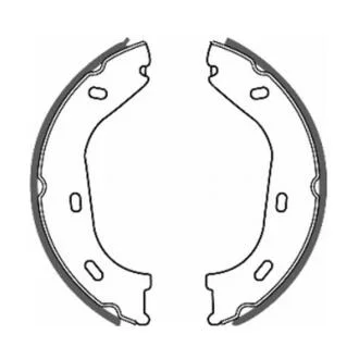 Комплект тормозных колодок, стояночная тормозная система ABE CRM000ABE