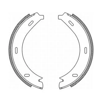 Гальмівна колодка MERCEDES V (638/2), VITO (W638) 2.0-2.8 02.96-07.03 ABE CRM005ABE