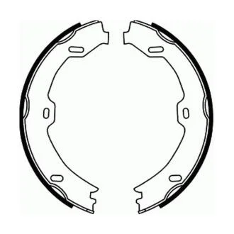 Гальмівна колодка MERCEDES CLS (C219), E T-MODEL (S211), E (VF211), E (W211), E (W212), S (C215), S (C216), S (W221, V221), SL (R129), SL (R230) MAYBACH 57, 62 1.8-6.2 03.00-12.15 ABE CRM007ABE