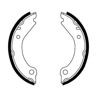 Гальмівна колодка VOLVO 240, 260, 740, 760, 780, 940, 940 II, 960, 960 II, V90 I RENAULT 25 2.0-2.9 08.74-10.98 ABE CRV000ABE