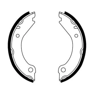 Гальмівна колодка VOLVO 240, 260, 740, 760, 780, 940, 940 II, 960, 960 II, V90 I RENAULT 25 2.0-2.9 08.74-10.98 ABE CRV000ABE