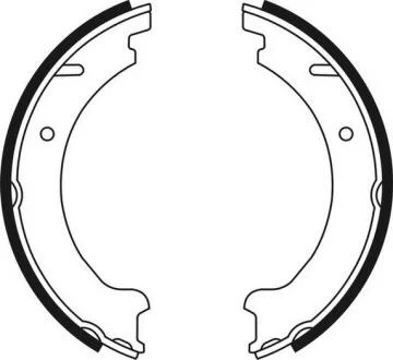 Комплект тормозных колодок, стояночная тормозная система ABE CRV002ABE